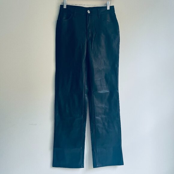 INC VEGAN LEATHER PANT 2 - Picture 1 of 4